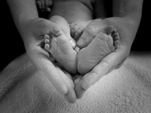 baby feet, heart, love